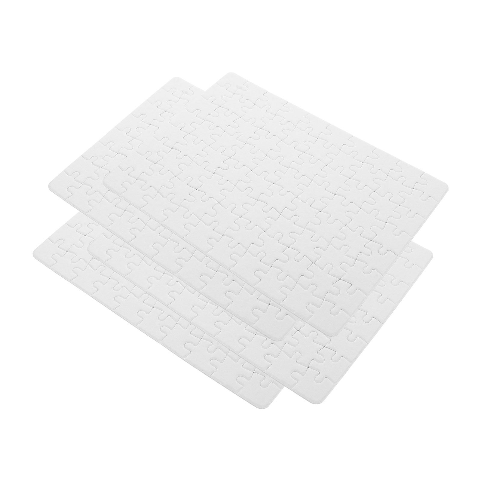 Puzzle Blank White - 4 Sheets Blank Puzzle Blanks White
