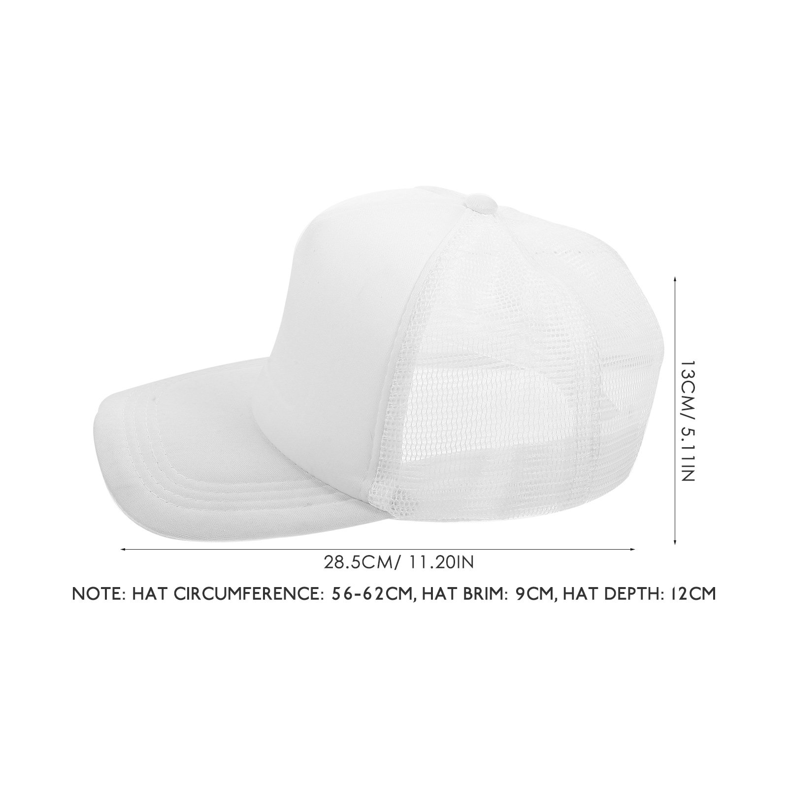 10Pcs Blank Baseball Caps Mesh - Hat Sublimation Blank recensie en prijs