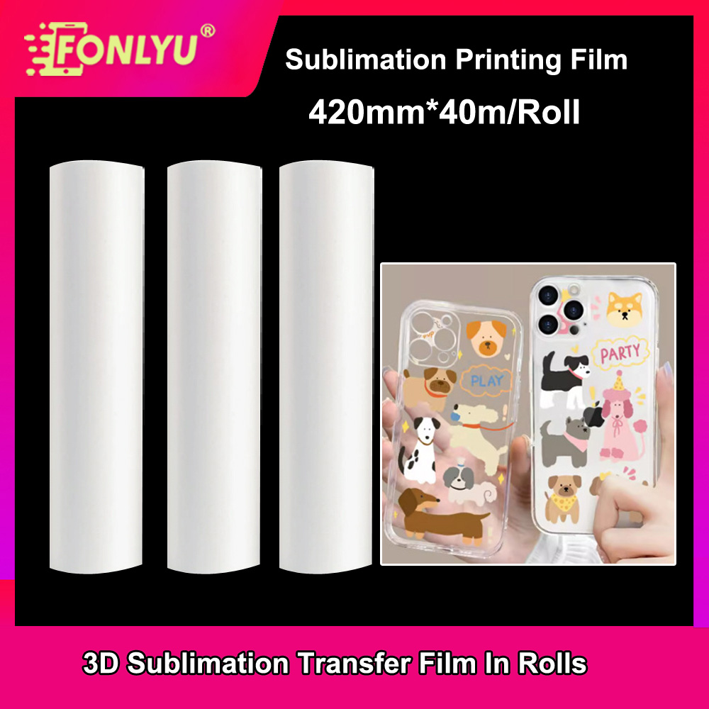 FONLYU 420mm*40mm Roll 3D Subl - Phone Case Blank Print recensie en prijs
