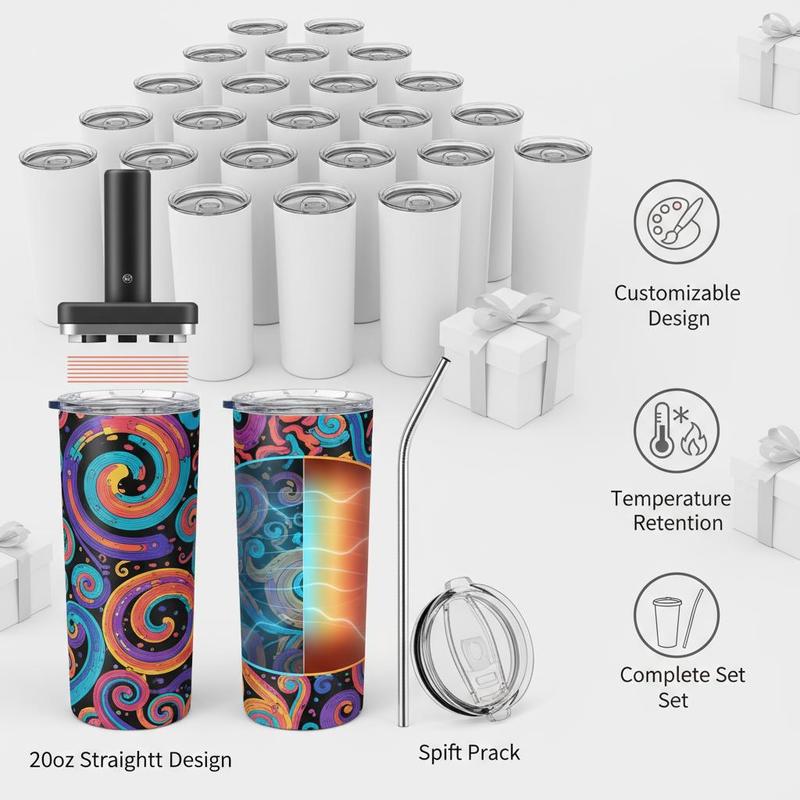 16 Pack Sublimation Insulated  - Tumbler 20Oz White recensie en prijs