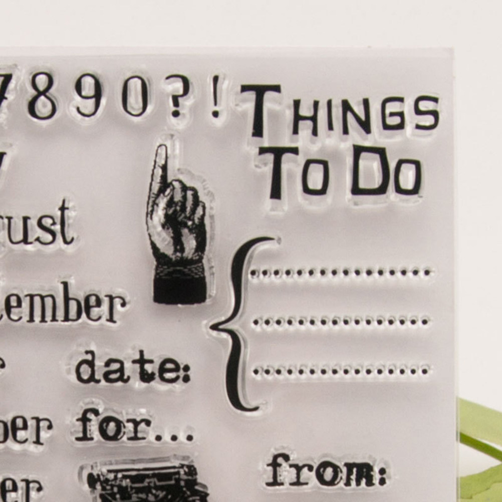 Calendar Date Silicone Stamp C - Photo Acrylic Block recensie en prijs