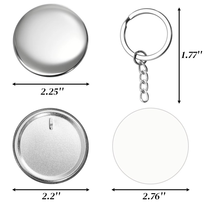 100 Sets 58 Mm/ 44 Mm Button M - Button Badge Blank recensie en prijs