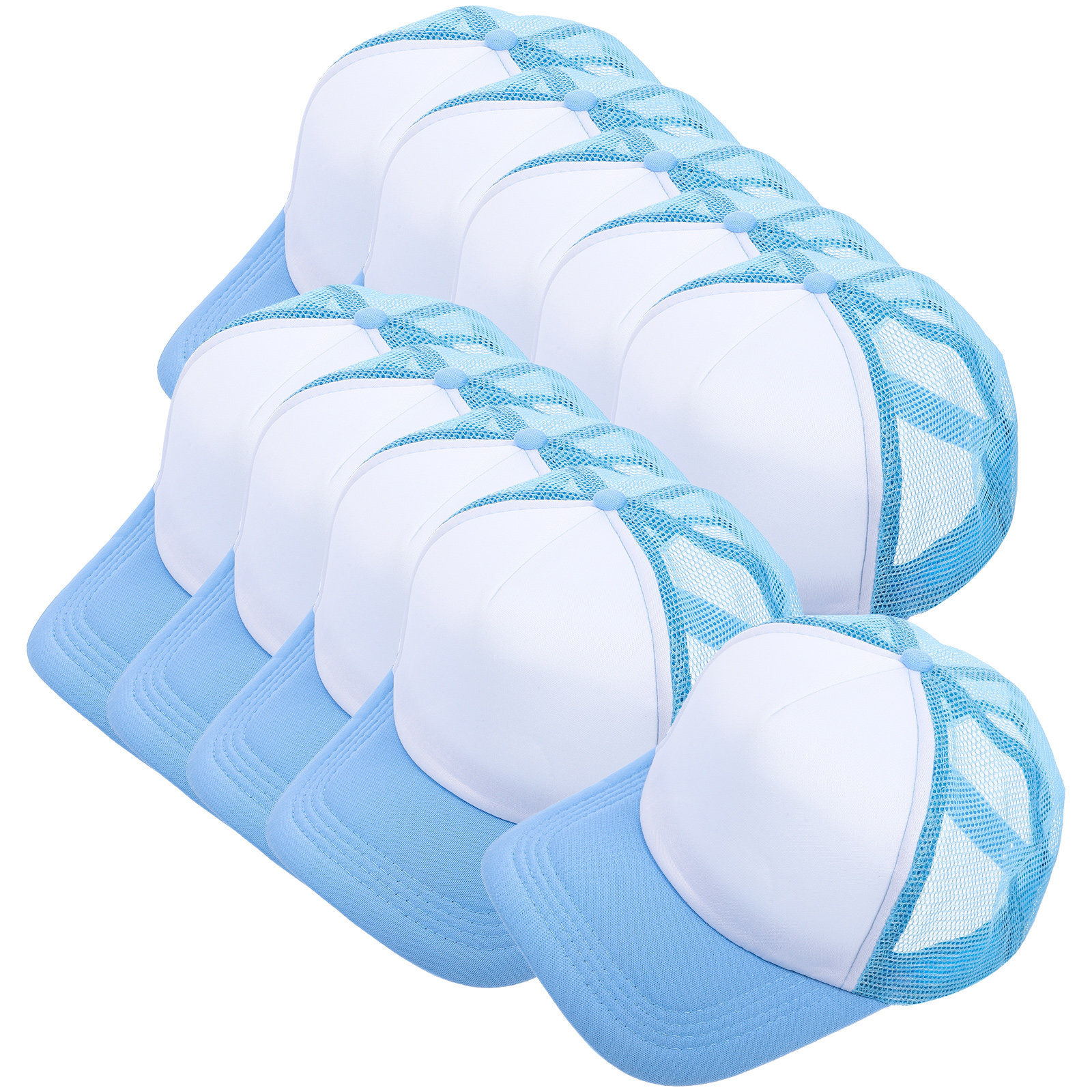 10Pcs Mesh Baseball Hat Blank  - Hat Sublimation Blank recensie en prijs