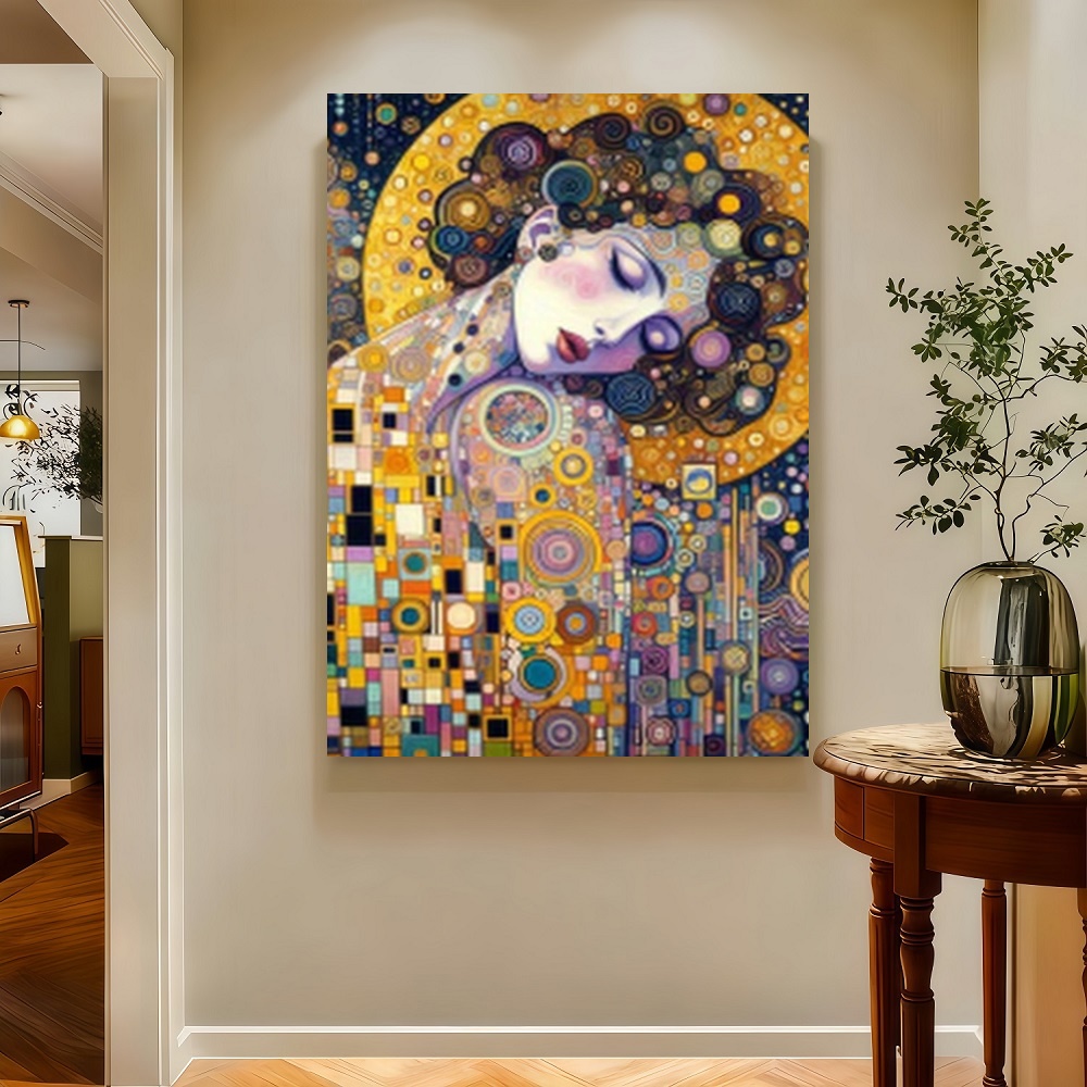 Framed S Gustav Klimt Inspired - Canvas Wrap Ready recensie en prijs