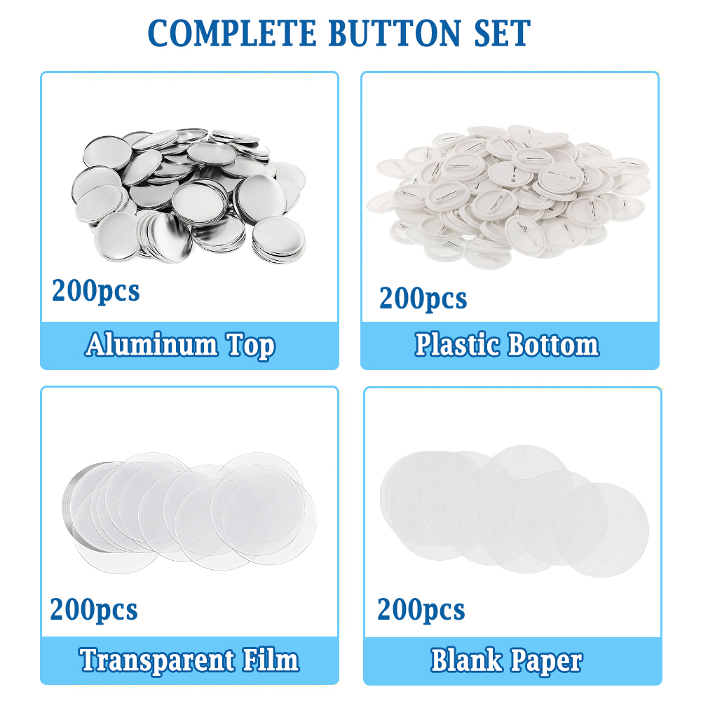 200pcs DIY Round Badge Making  - Button Badge Blank recensie en prijs