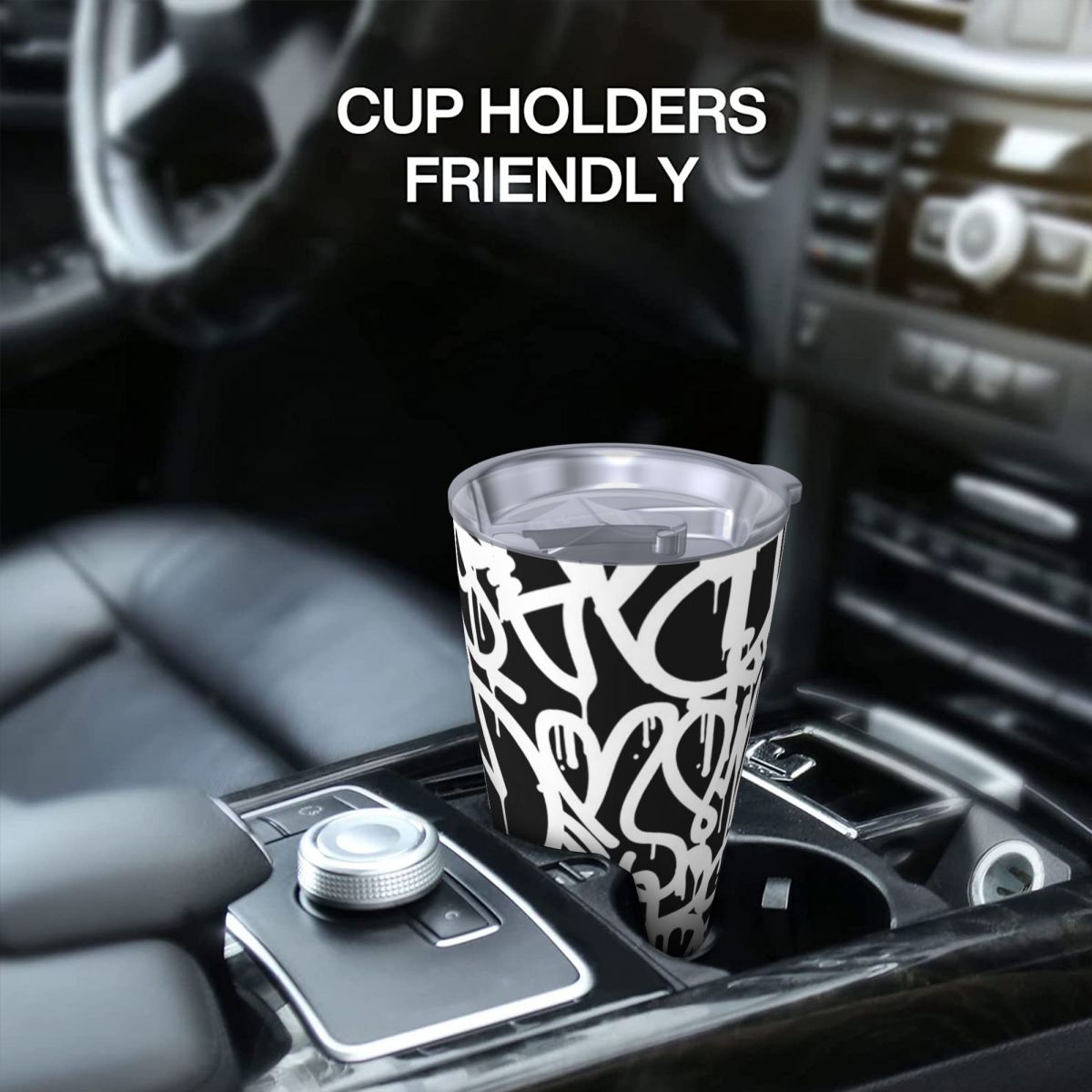 Black And White Graffiti Stain - Tumbler 20Oz White recensie en prijs