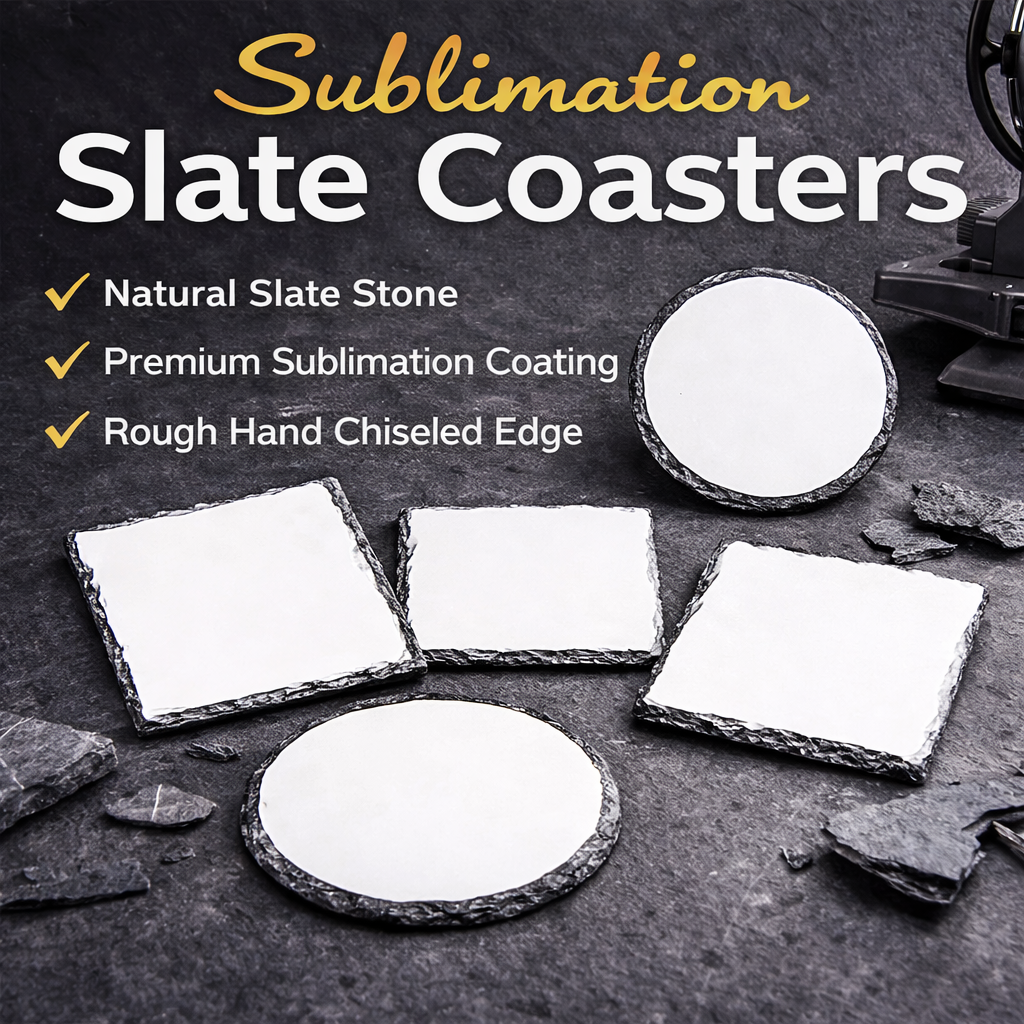 Round Sublimation Slate Coaste - Coaster Sublimation Blank recensie en prijs