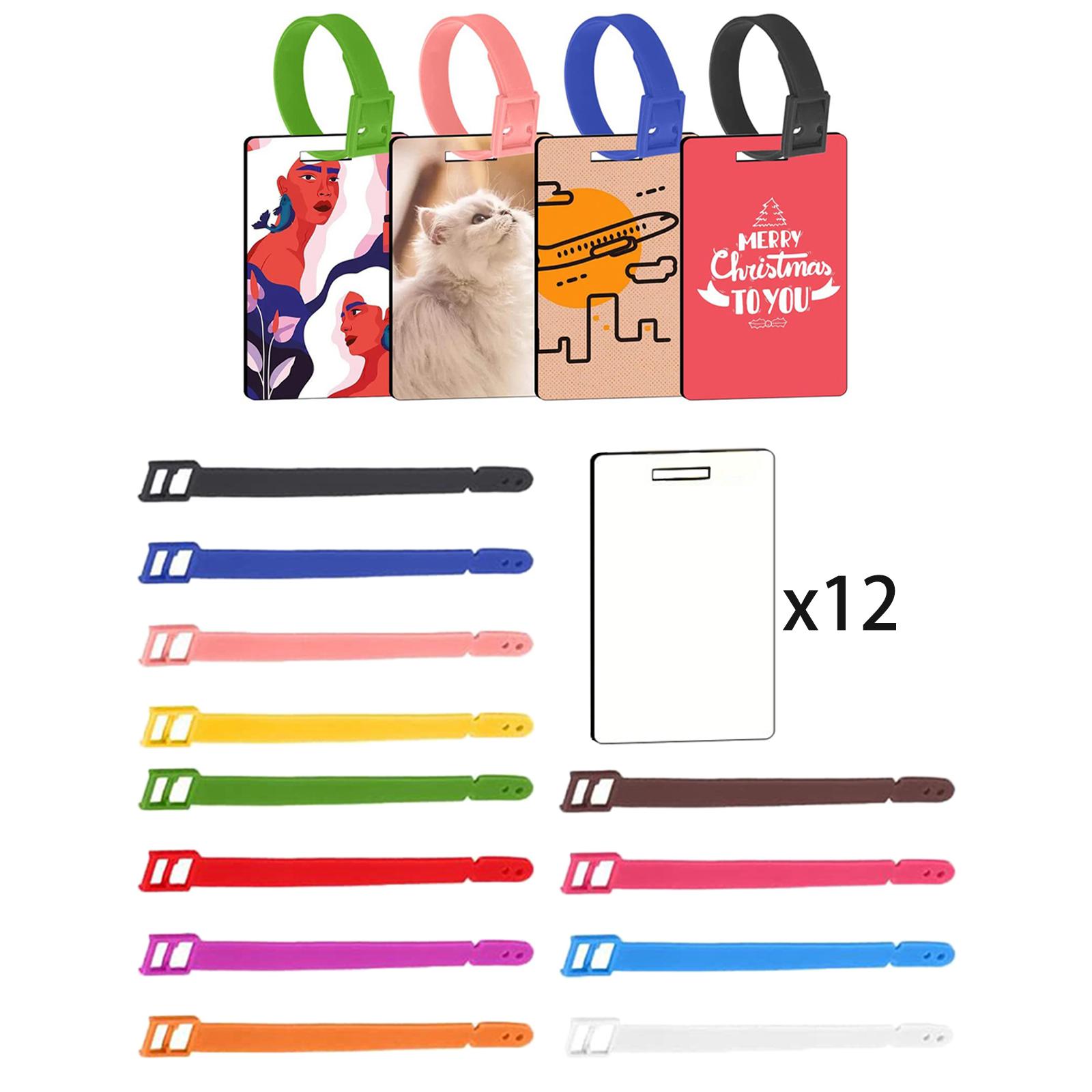 12Pcs Sublimation Blank Luggag - Puzzle Blank White recensie en prijs