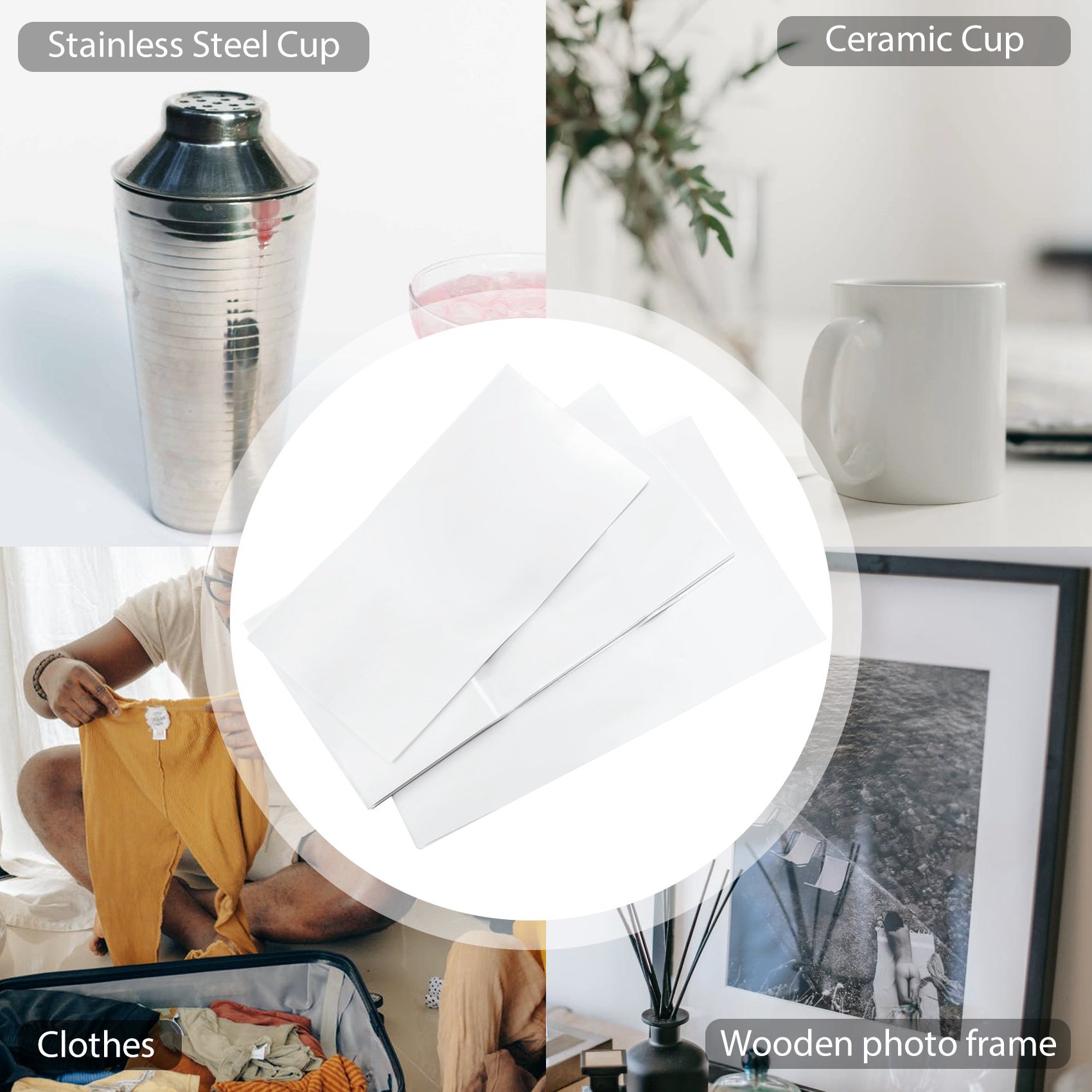 -FTGT 30Pcs Sublimation Shrink - Sublimation Mug White recensie en prijs