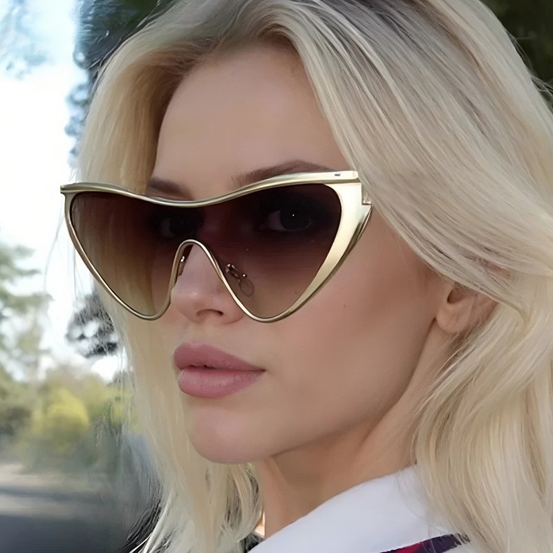 Rimless Y2K Style Sunglasses R - Metal Photo Panel recensie en prijs