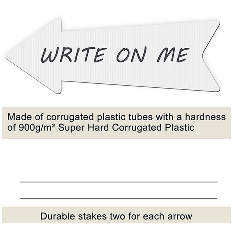 B50C Directional Arrows Signs  - Yard Sign Blank recensie en prijs