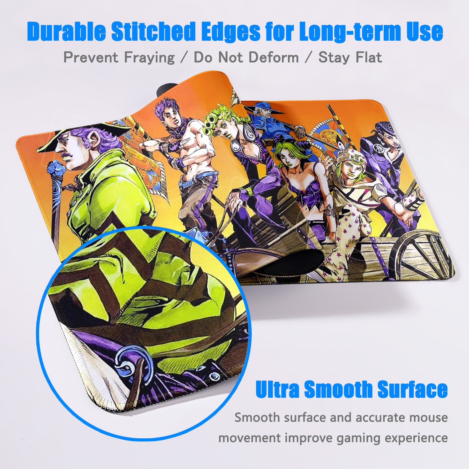 HD J-Jojo B-Bizarre A-Adventur - Mouse Pad Blank Sublimation recensie en prijs