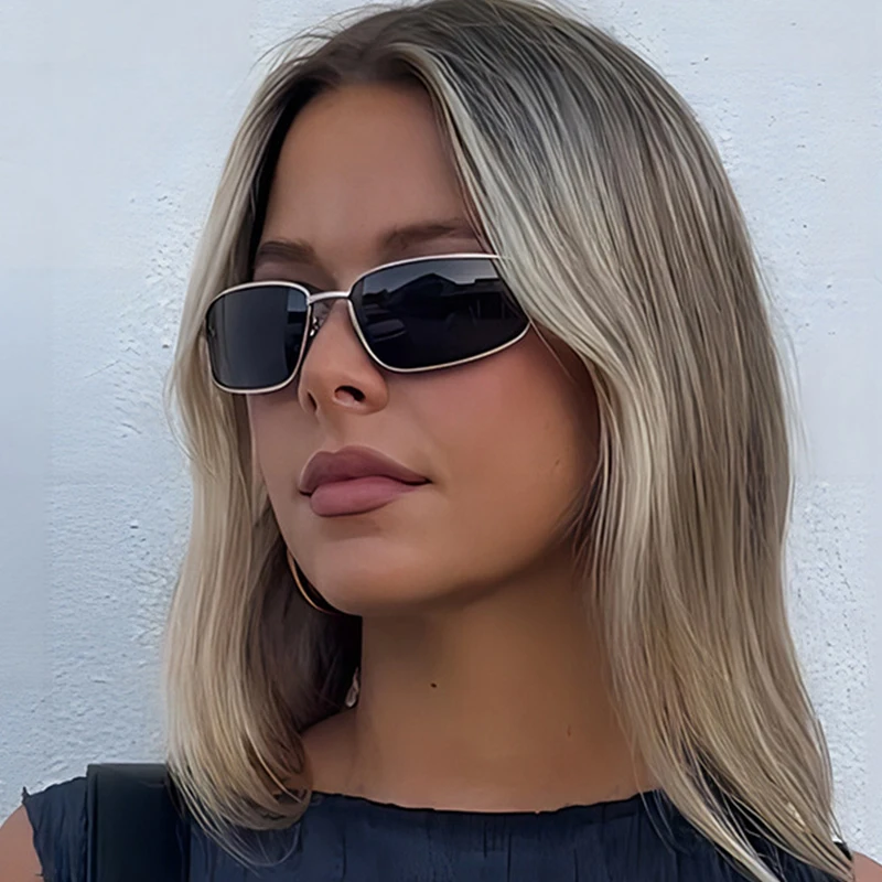 Women's y2k Sunglasses Stylish - Metal Photo Panel recensie en prijs