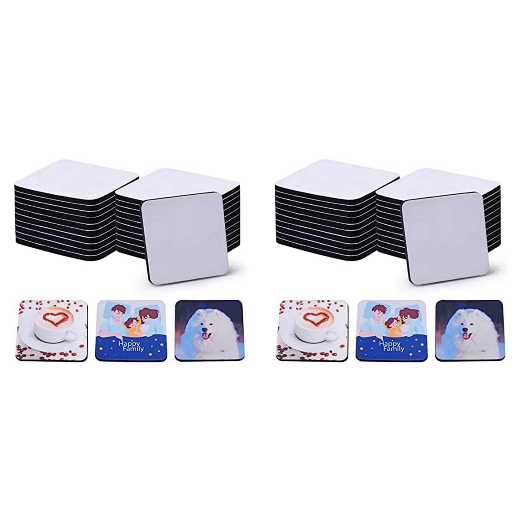 【LAST CHANCE】40PCS Square Subl - Coaster Sublimation Blank recensie en prijs