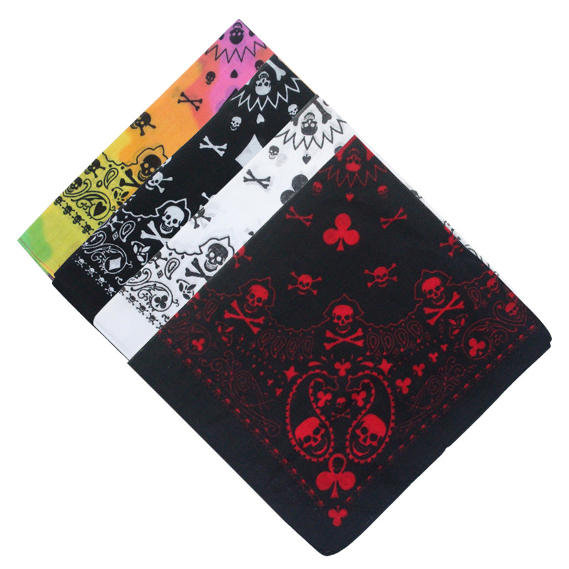 55cm White Black Red Skull Pok - Bandana Blank White recensie en prijs