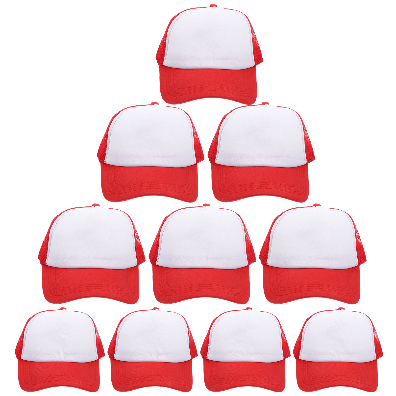 10Pcs Blank Mesh Baseball Caps - Hat Sublimation Blank recensie en prijs