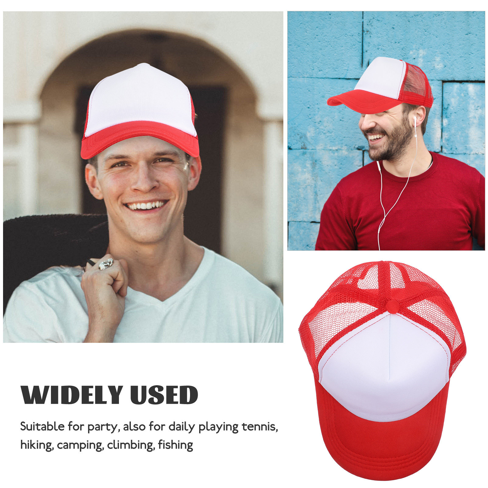10Pcs Blank Mesh Baseball Caps - Hat Sublimation Blank recensie en prijs