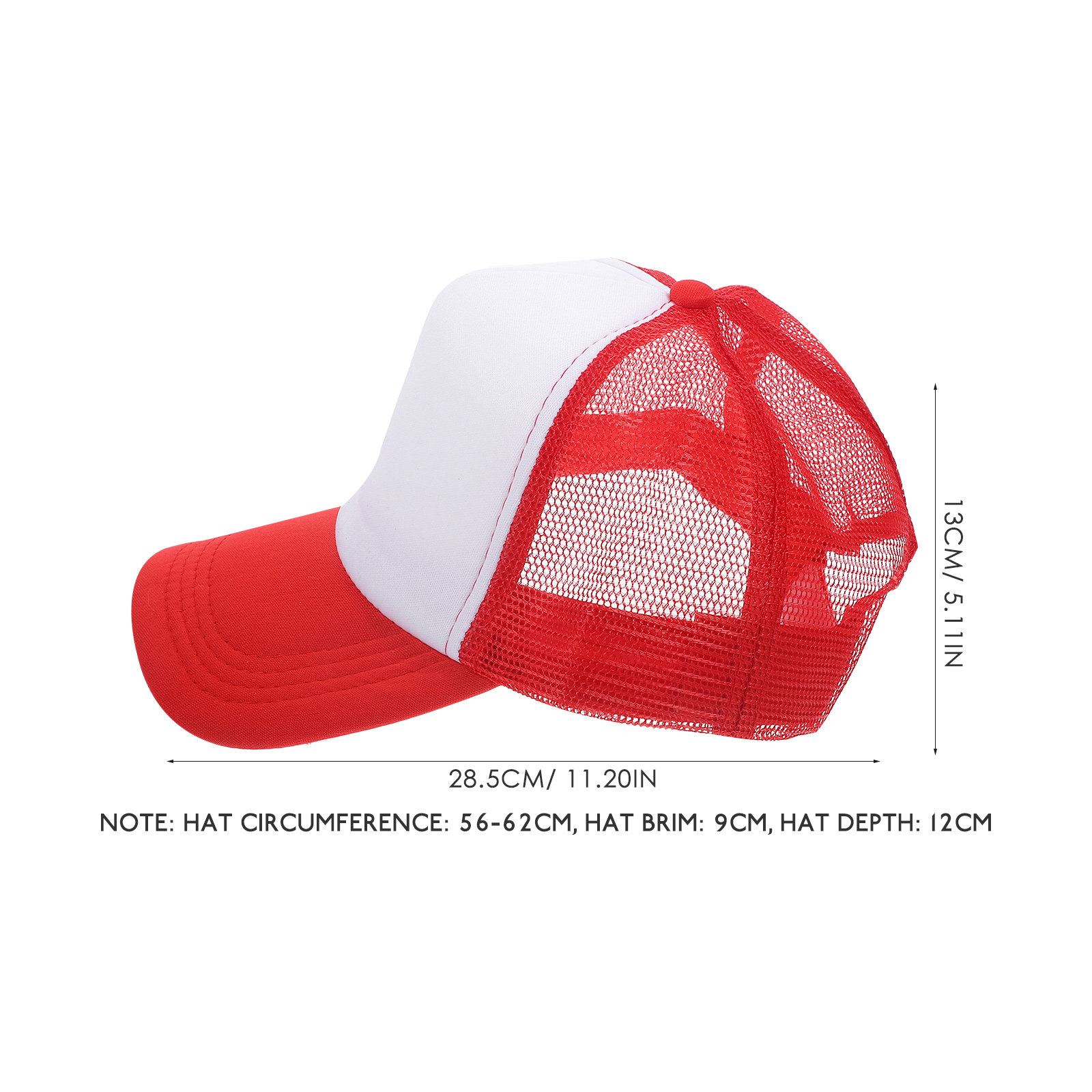 10Pcs Blank Mesh Baseball Caps - Hat Sublimation Blank recensie en prijs