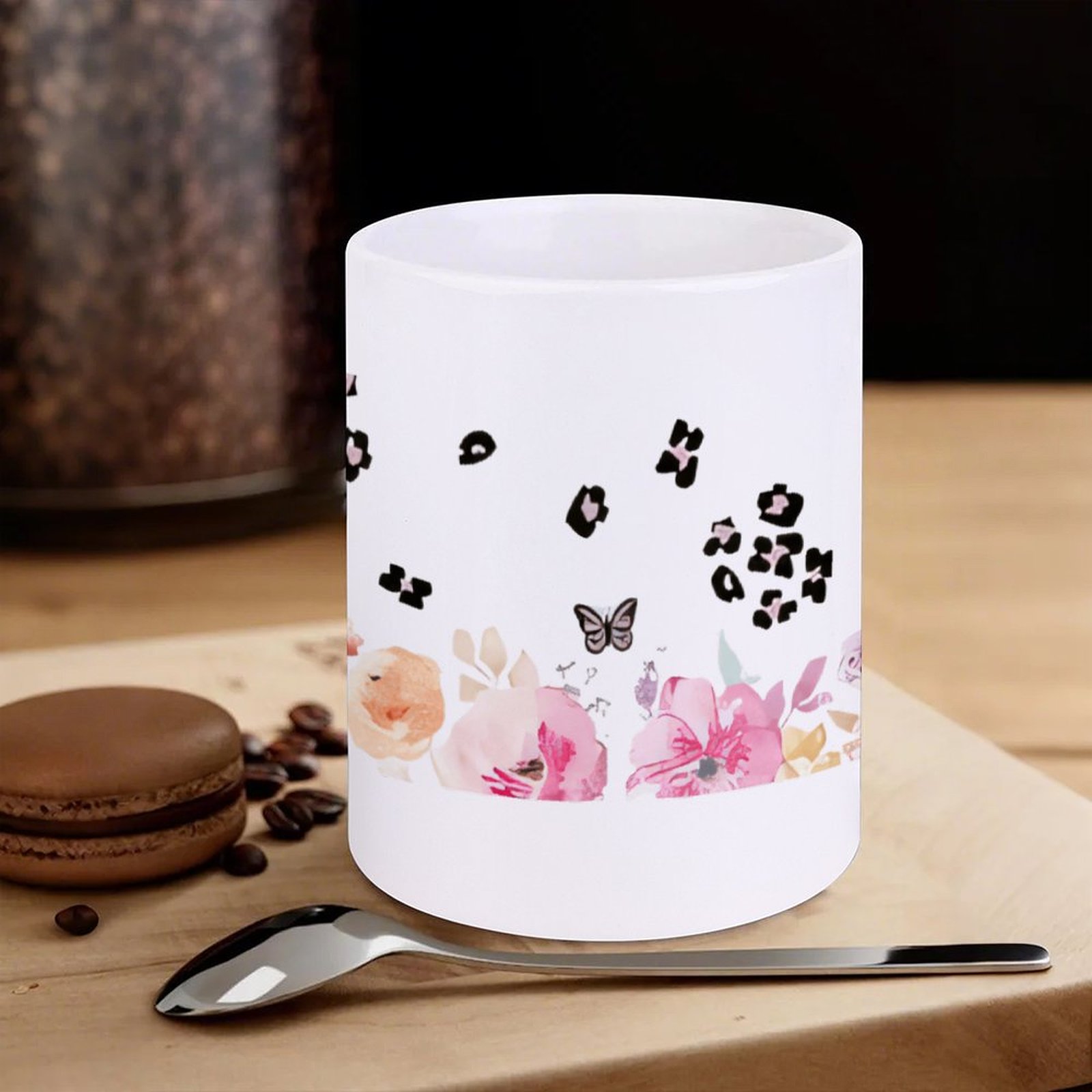 A Watercolor Painting Of Flowe - Sublimation Mug White recensie en prijs