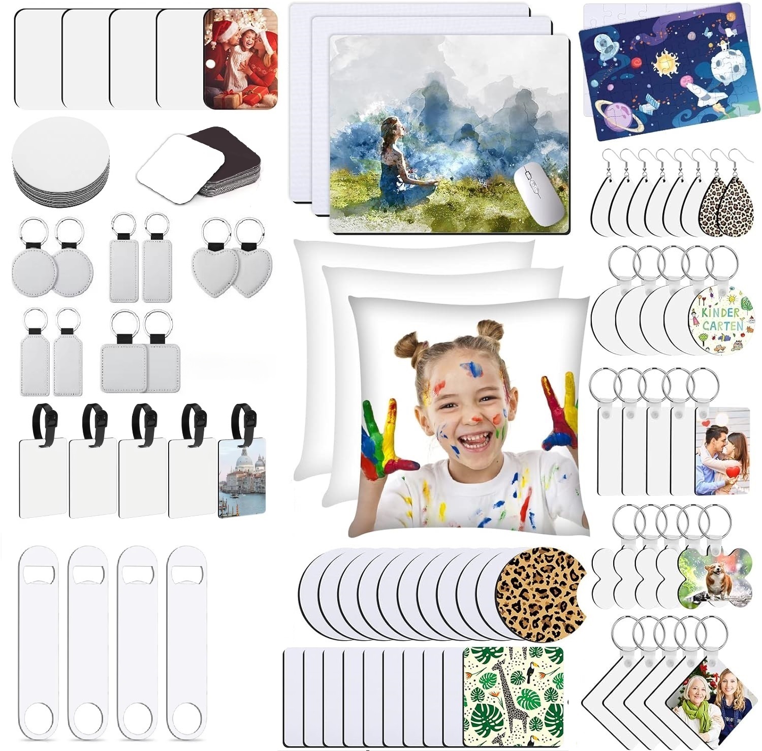 90pcs  Sublimation Blank Start - Coaster Sublimation Blank recensie en prijs
