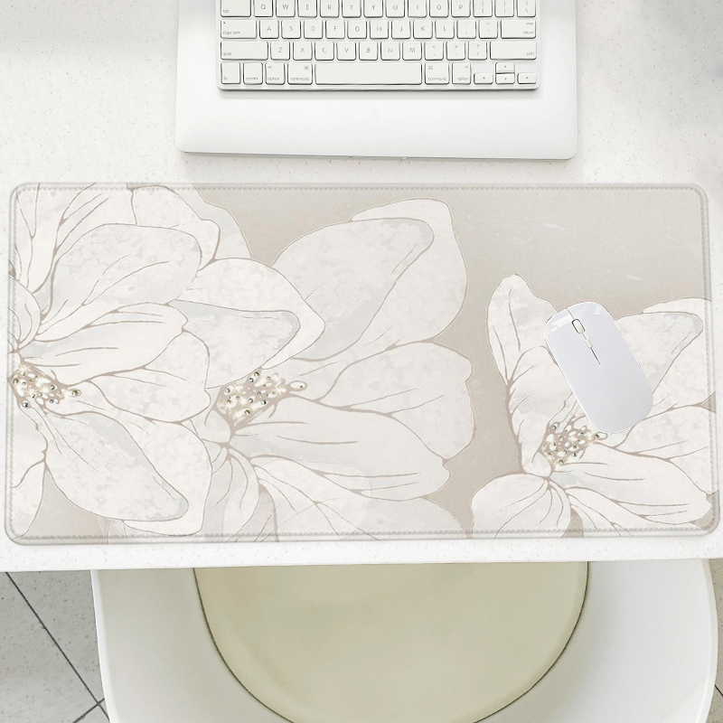 Elegant White Lily Mouse Pad,  - Mouse Pad Blank Sublimation recensie en prijs