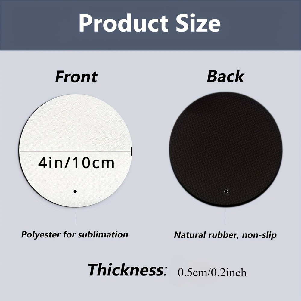 20/60pcs Coasters, Blank Heat- - Coaster Sublimation Blank recensie en prijs