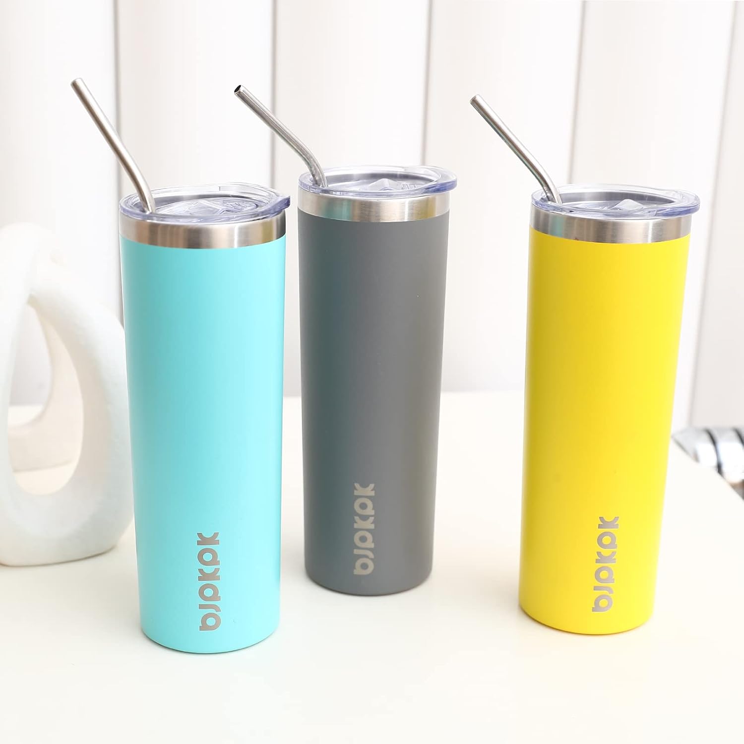 20 oz Skinny Tumbler with Lid, - Tumbler 20Oz White recensie en prijs