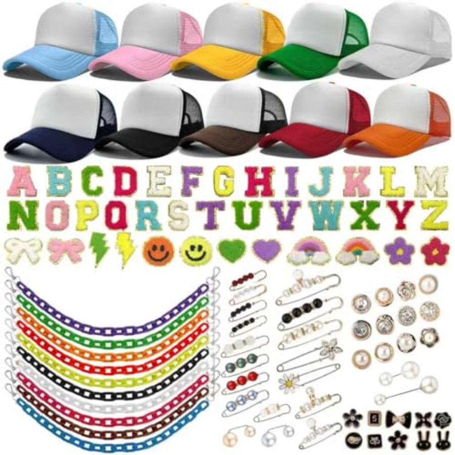 10 Pack Blank Trucker Hats DIY - Hat Sublimation Blank recensie en prijs