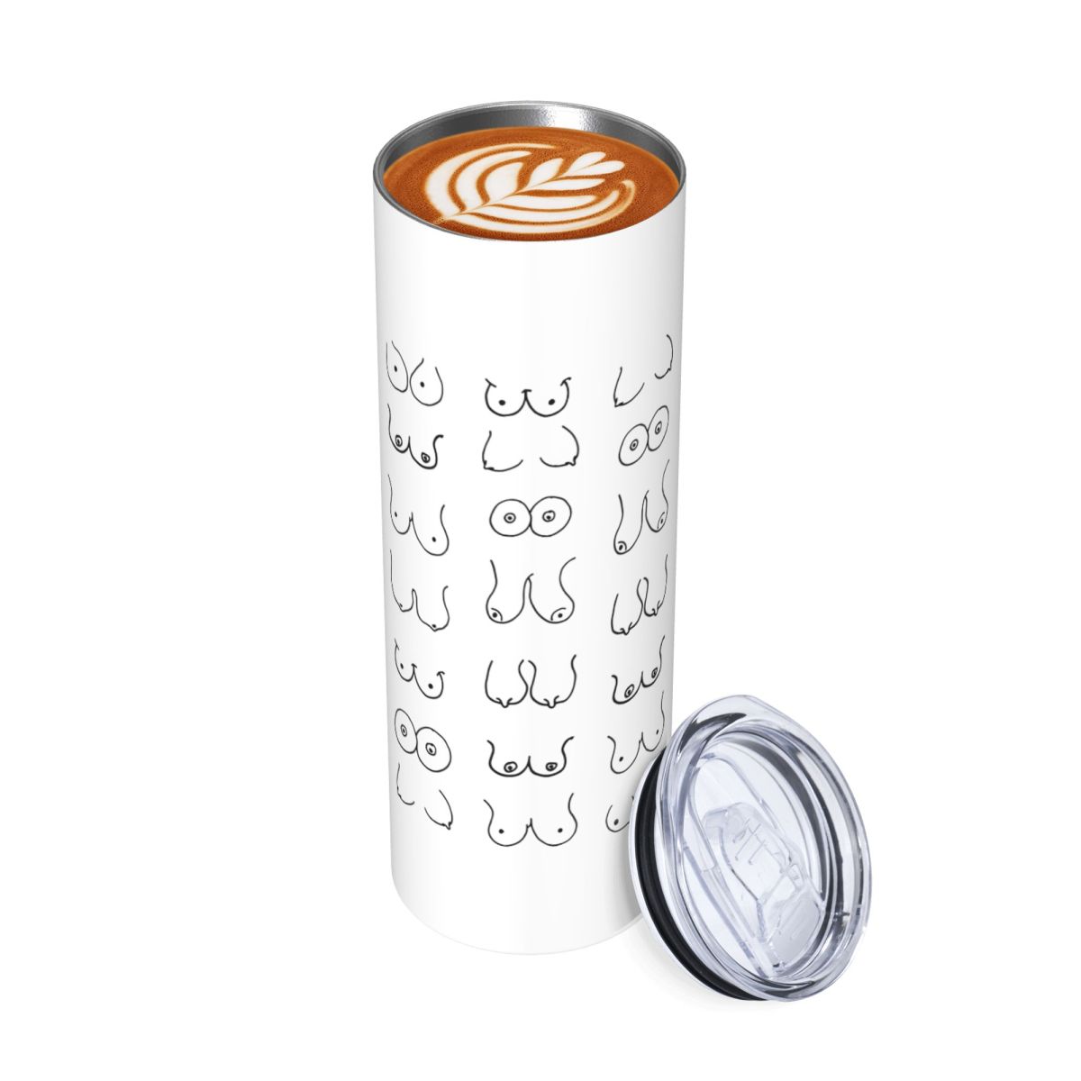 Black And White Tits Drawing S - Tumbler 20Oz White recensie en prijs