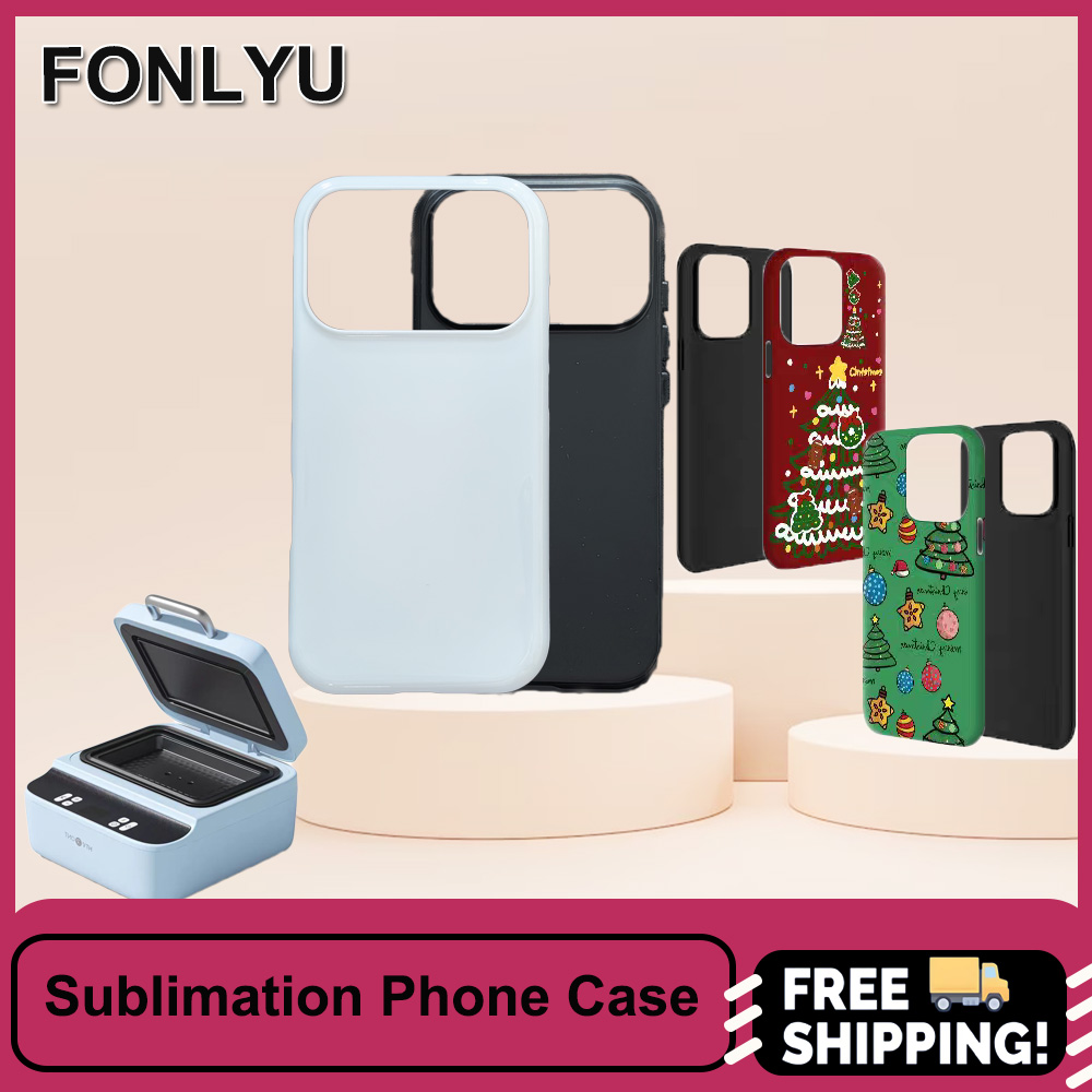 FONLYU 5PCS Sublimation 3D Bla - Phone Case Blank Print recensie en prijs