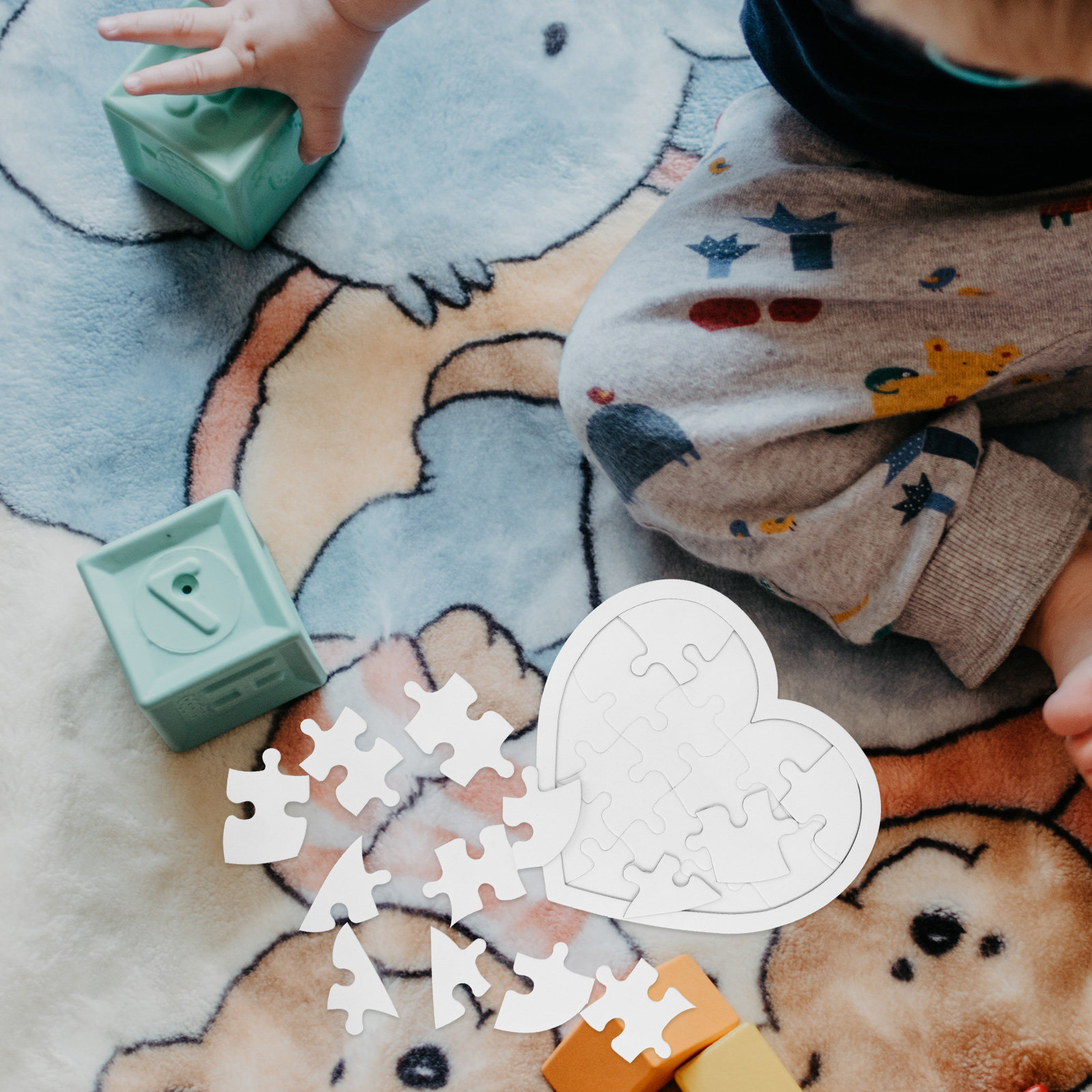 10Pcs Blank Kid DIY Puzzles Wh - Puzzle Blank White recensie en prijs