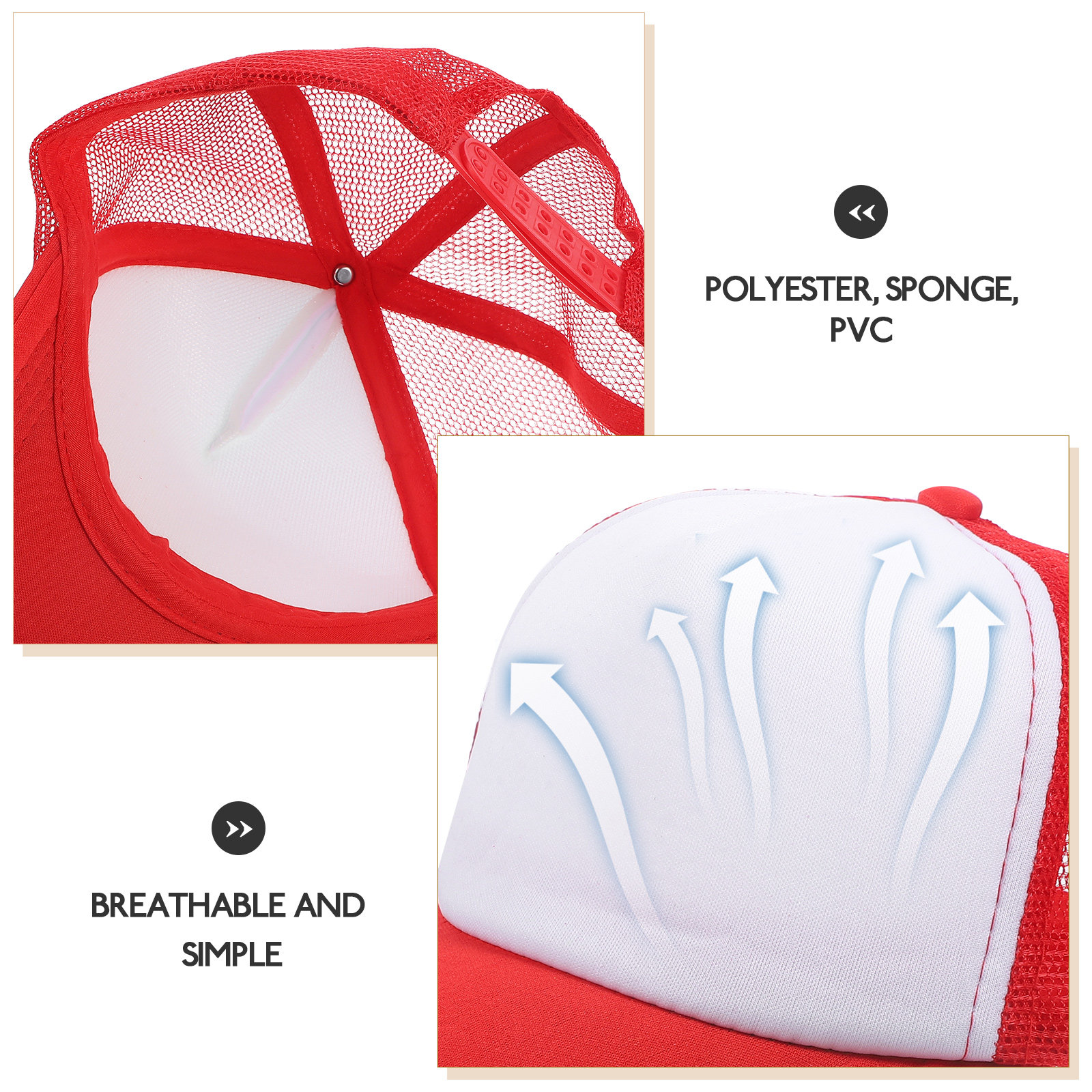10Pcs Blank Mesh Baseball Caps - Hat Sublimation Blank recensie en prijs