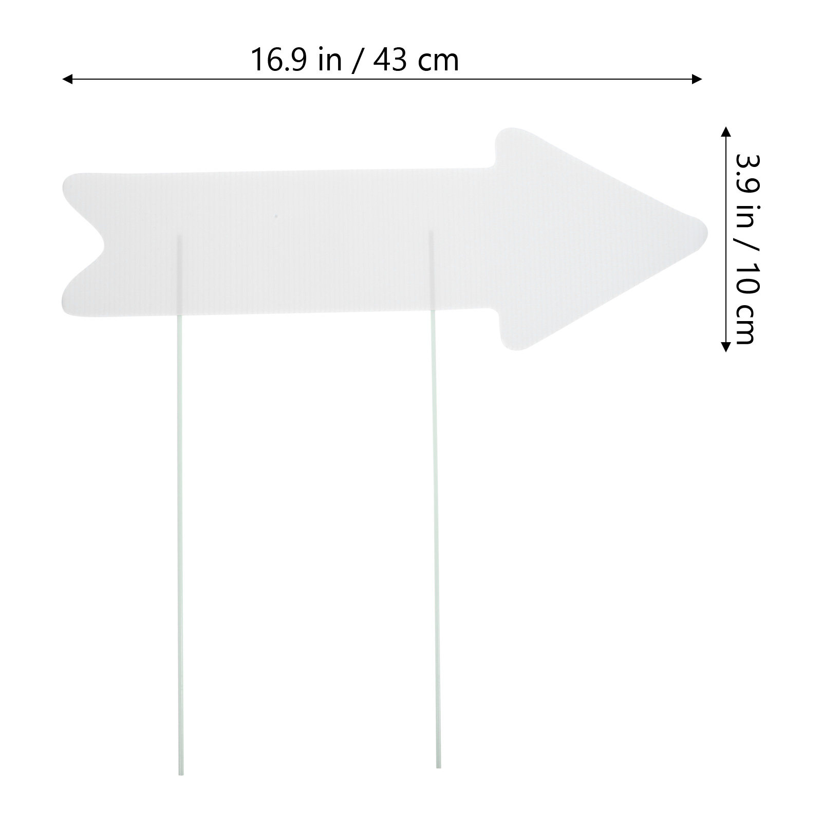 5Pcs Blank Plastic Yard Signs  - Yard Sign Blank recensie en prijs