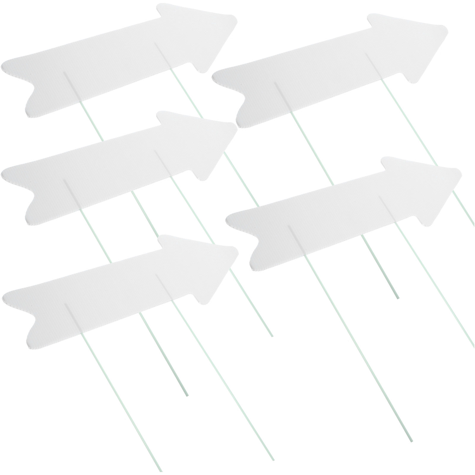 5Pcs Blank Yard Signs Plastic  - Yard Sign Blank recensie en prijs