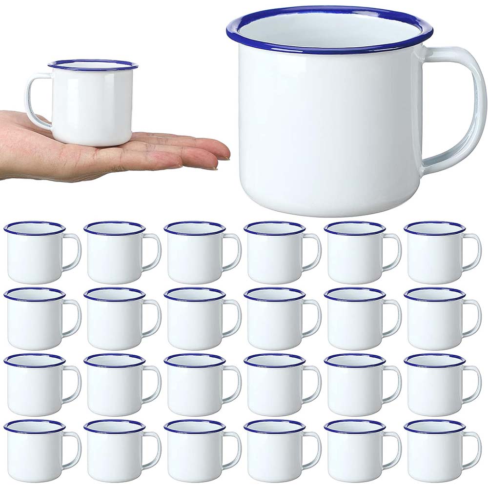 Mini Enamel Camping Coffee Mug - Sublimation Mug White recensie en prijs