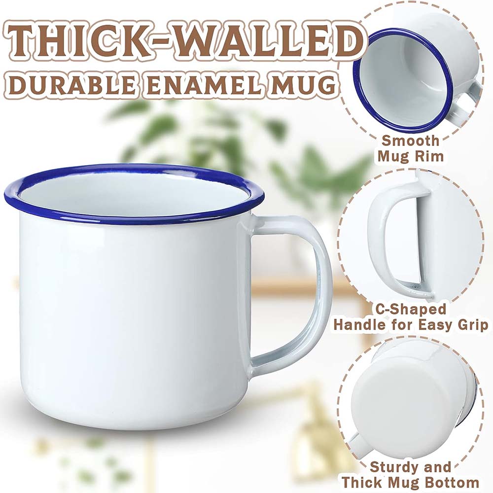 Mini Enamel Camping Coffee Mug - Sublimation Mug White recensie en prijs