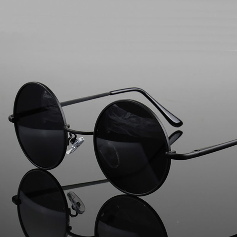 Retro Vintage Round Sunglasses - Metal Photo Panel recensie en prijs